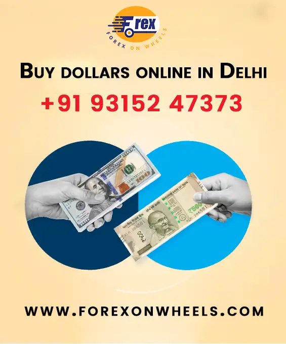 Buy dollars online in Delhi